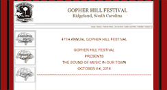 Desktop Screenshot of gopherhillfestival.org
